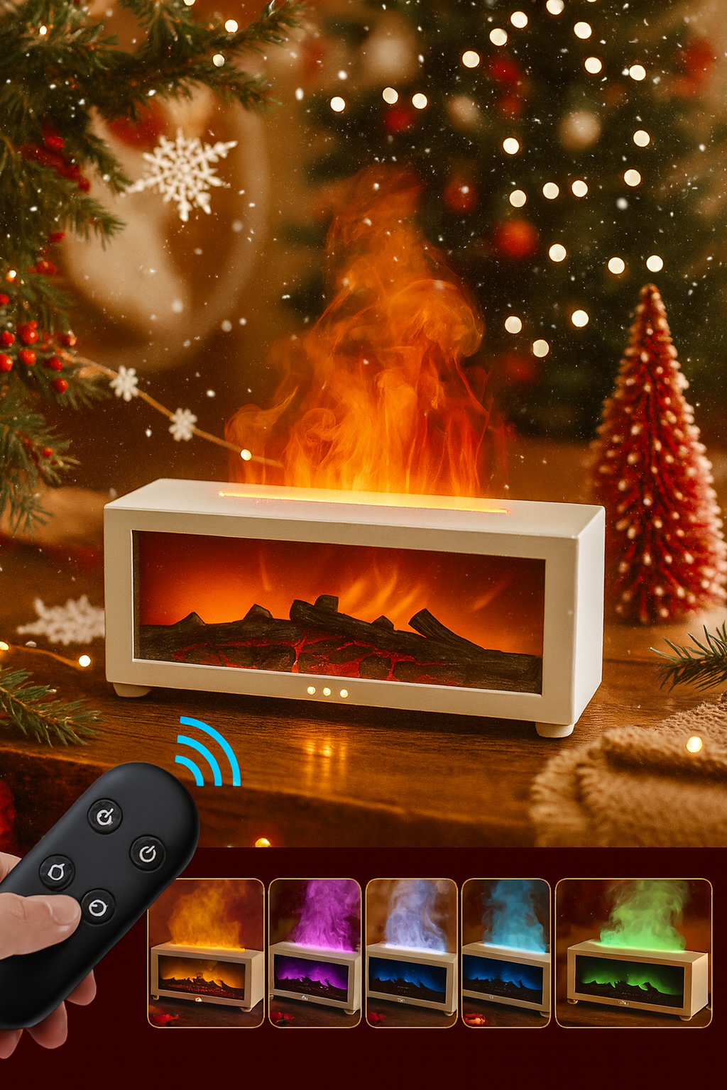 FestivoFlame™ — Premium LED Flame Diffuser