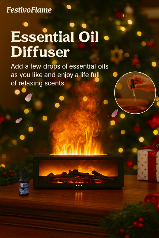 FestivoFlame™ — Premium LED Flame Diffuser