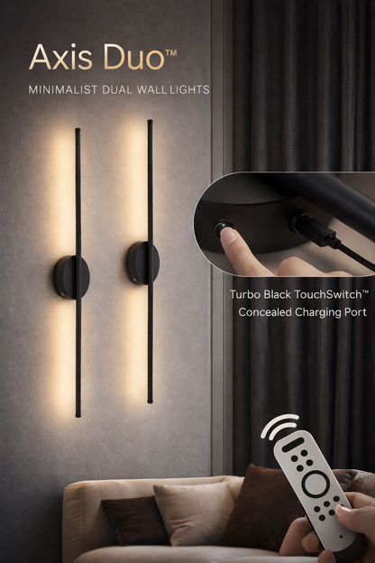 Axis Duo™ – Minimalist Dual Wall Light