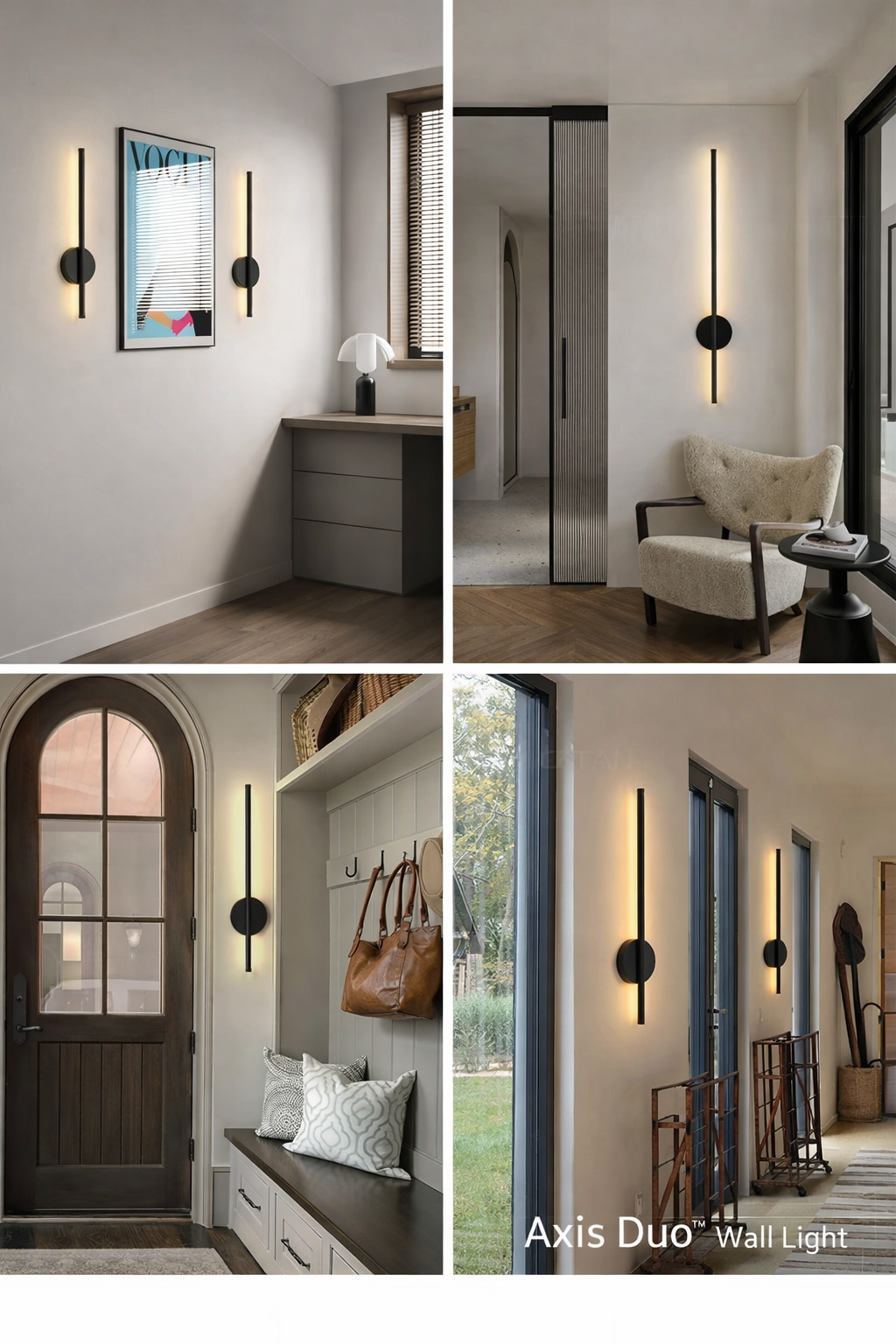 Axis Duo™ – Minimalist Dual Wall Light