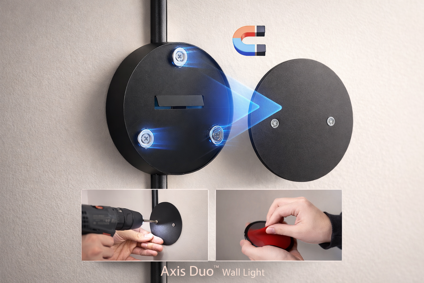 Axis Duo™ – Minimalist Dual Wall Light